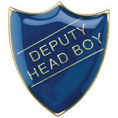 Picture of School Shield Badge (Deputy Head Boy) Blue