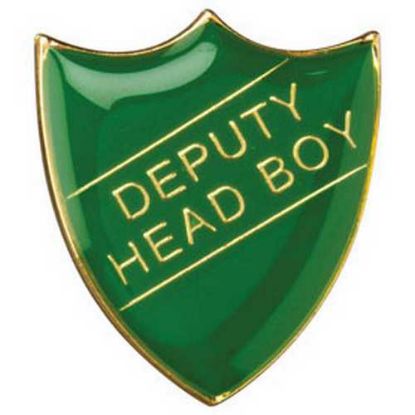 Picture of School Shield Badge (Deputy Head Boy) Green
