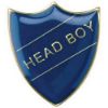 Picture of School Shield Badge (Head Boy) Blue - 1.25in