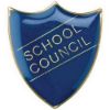 Picture of School Shield Badge (School Council) Blue - 1.25in