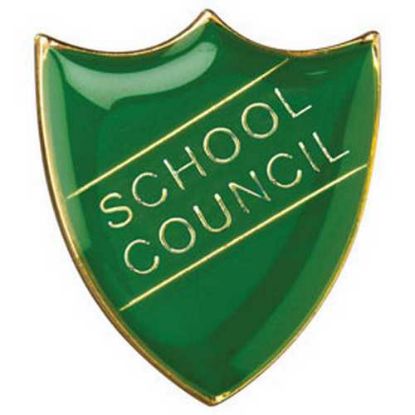 Picture of School Shield Badge (School Council) Green