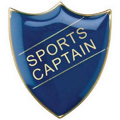 Picture of School Shield Badge (Sports Captain) Blue