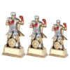 Picture of Brz|pew|red Male Boxing Figure With Star Backing With Plate (1in Centre) - 6in