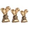 Picture of Gold|brz Boxing Gloves With Belt With Plate    (1in Centre) - 7in
