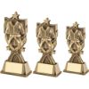 Picture of Brz|gold Martial Arts 3 Star Wreath Series With Plate - 7.25in