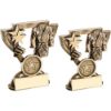 Picture of Brz|gold Martial Arts Mini Cup With Plate (1in Centre) - 4.25in