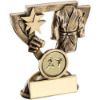 Picture of Brz|gold Martial Arts Mini Cup With Plate (1in Centre) - 4.25in