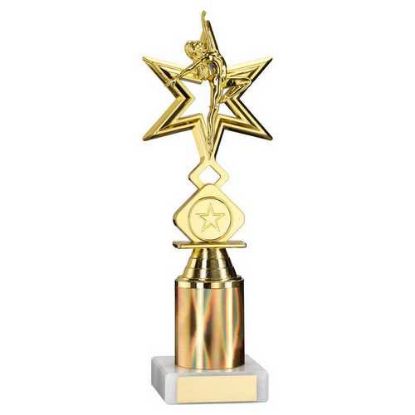 Picture of Gold Dance~gym Star Figure Assembled On Marble