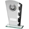 Picture of Jade|blk|silv Glass Plaque With Silv|blk Trim Trophy (1in Centre) - 6.5in