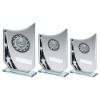 Picture of Jade|blk|silv Glass Star Plaque With Silv|blk Trim Trophy - (1in Cen) - 6.5in