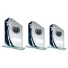 Picture of Jade|blue|silv Glass Plaque With Silv|blk Trim Trophy (1in Centre) - 7.25in