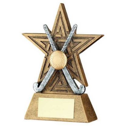 Picture of Brz~pew~gold Hockey Star Line Series With Plate