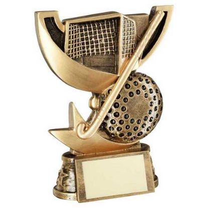 Picture of Brz~gold Cup Range For Hockey With Plate