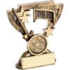 Picture of Brz|gold Hockey Mini Cup With Plate (1in Centre) - 4.25in