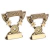 Picture of Brz|gold Achievement Mini Cup With Plate (1in Centre) - 3.75in