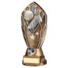 Picture of Brz|silv Diamond Column + Football Disc & Plate (1in Cen) - 9.5in
