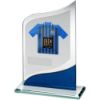 Picture of Jade|blue|silver Glass Plaque And Plate - 8in (Requires Shirt C)