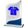 Picture of Jade|blue|silver Glass Plaque And Plate - 8in (Requires Shirt C)