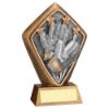 Picture of Brz|gold Diamond Holder With Goalkeeper Disc And Plate - 5.25in