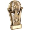 Picture of Brz|gold Football Crown Flatback With Plate (1in Centre) - 5in