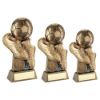 Picture of Brz|gold|pew Flatback Football And Boots On Riser With Plate (1in Cen) - 5in