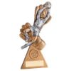 Picture of Brz|pew|gold Male Goalkeeper On Gloves With Plate (1in Centre) - 9.25in
