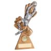 Picture of Brz|pew|gold Male Goalkeeper On Gloves With Plate (1in Centre) - 9.25in
