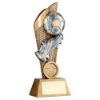 Picture of Brz|pew|gold Football And Boot On Mesh Backdrop With Plate (1in Cen) - 5in