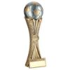 Picture of Bz|pw|g Football On Tri Mesh Column With Plate (1in Cen) Parents Player - 12in