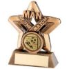 Picture of Brz|gold Man Of The Match Mini Star With Football Insert And Plate - 3.75in