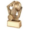 Picture of Brz|gold Football Whoosh On Pentagon Backdrop With Plate (1in Centre) - 4.5in