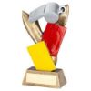 Picture of Silv|brz Referee Whistle With Red And Yellow Cards With Plate - 6.75in