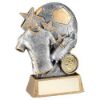 Picture of Pew|gold Football With Boot And Shirt On Brz Base With Plate (1in Cen) - 5.25"