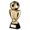 Picture of Gold|black Football On Cup With Plate (1in Centre) Players Player - 10in