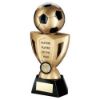 Picture of Gold|black Football On Cup With Plate (1in Centre) Players Player - 10in