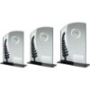 Picture of Jade Glass Plaque With Black|silver Detail And Football Insert And Plate - 6.5"