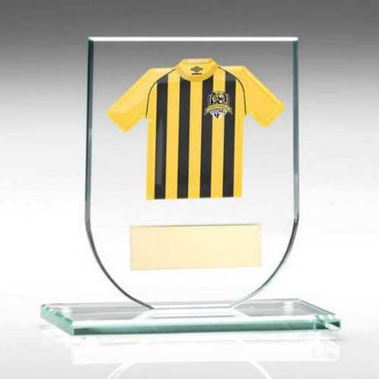 Picture of Jade Glass Plaque With Plate