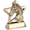 Picture of Brz|gold Horse Mini Star With Plate (1in Centre) - 4.25in