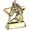 Picture of Brz|gold Horse Mini Star With Plate (1in Centre) - 4.25in