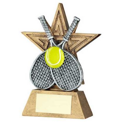 Picture of Brz~pew~yellow Tennis Star Line Series With Plate