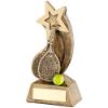 Picture of Brz|gold|yellow Tennis Rackets|ball With Shooting Star With Plate - 5in