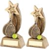 Picture of Brz|gold|yellow Tennis Rackets|ball With Shooting Star With Plate - 5in
