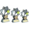 Picture of Pew|gold|yellow Tennis Star Spiral With Plate (1in Centre) - 5.75in