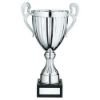 Picture of Silver Conical Trophy Cup With Handles And Plate - 10.5in