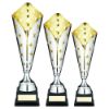 Picture of Silver|gold Metal Star Trophy Cup With Plate - 18.25in