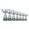 Picture of Silver Half Bowl With Handles Assembled Trophy And Plate - 10in
