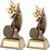 Picture of Brz|gold Badminton Rackets|shuttlecock With Shooting Star With Plate - 5in