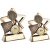 Picture of Brz|gold Badminton Mini Star With Plate (1in Centre) - 4.25in