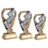 Picture of Brz|pew|gold Dominoes On Diamond With Plate (1in Centre) - 6in