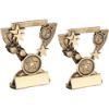 Picture of Brz|gold Swimming Mini Cup With Plate (1in Centre) - 4.25in